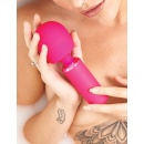 Wibrator-masażer Exona Body Wand, elastyczna głowica silikonowa, 18,3 cm - 7