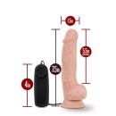 Wibrator realistyczny Dr. Tim 7,5 cala (19 cm) z przyssawką i wielobiegową regulacją wibracji - 4