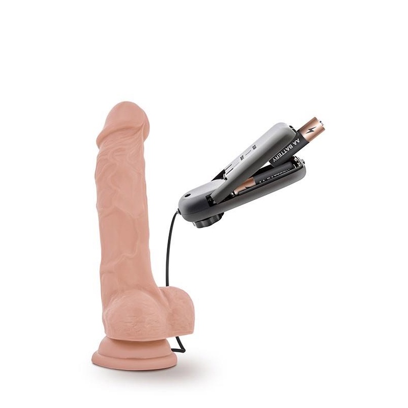 Wibrator realistyczny Dr. Tim 7,5 cala (19 cm) z przyssawką i wielobiegową regulacją wibracji - 5