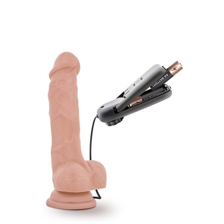 Wibrator realistyczny Dr. Tim 7,5 cala (19 cm) z przyssawką i wielobiegową regulacją wibracji - 5