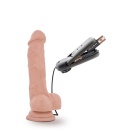 Wibrator realistyczny Dr. Tim 7,5 cala (19 cm) z przyssawką i wielobiegową regulacją wibracji - 5
