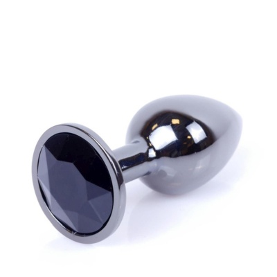 MyLove Toys - Jewellery Dark Silver PLUG- Black - 1
