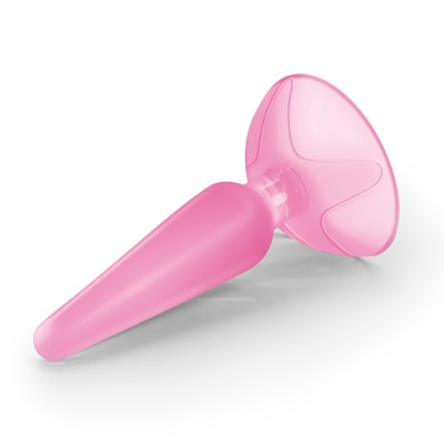 Korek analny Jolly Plug 9 cm x 2,5 cm różowy - 1 2