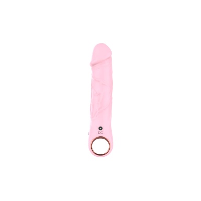 Wibrator ładowany przez USB, 10 funkcji, 20 cm, różowy - 1
