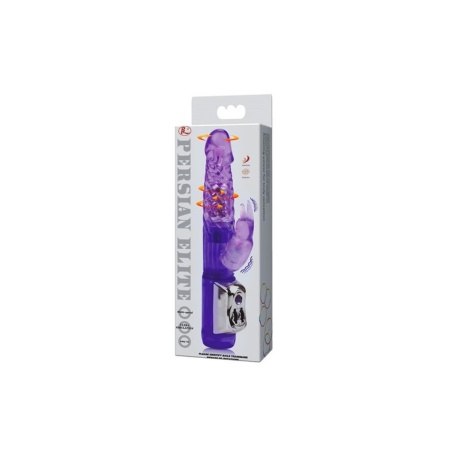 Wibrator rotacyjny BW-037202 z koralikami, Purple - 1