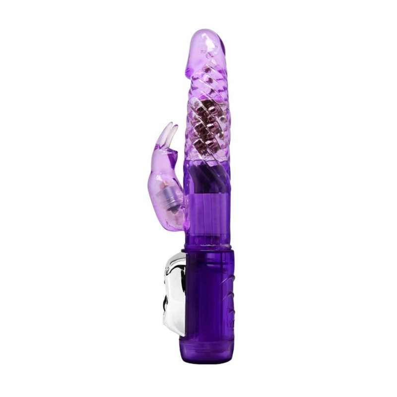 Wibrator rotacyjny BW-037202 z koralikami, Purple - 2