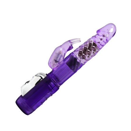 Wibrator rotacyjny BW-037202 z koralikami, Purple - 4