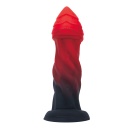 Dildo fantasy Infernal Goliath 25 cm z pofałdowaną teksturą i przyssawką - 3