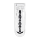 Multi Textured Silicone Flared Anal Probe - Black - 3