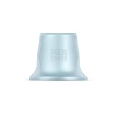 Uniwersalny uchwyt na różdżkę typu wand Holden Polar Blue - silikon płynny, wymiary 6 × 3,2 cm, przyssawka 7,5 cm, dopasowanie 2 - 1