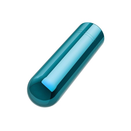Mini Bullet Blueberry - wibrator punktowy z 10 trybami, stożkową końcówką, ładowaniem USB i IPX7, 6,3 cm - 4