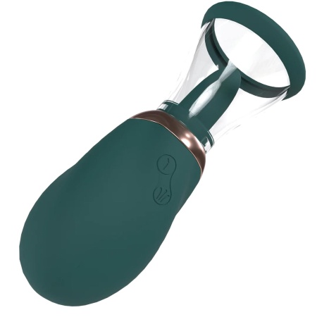 Boost - Rechargeable Vulva and Breast Pump - Forest Green - 3