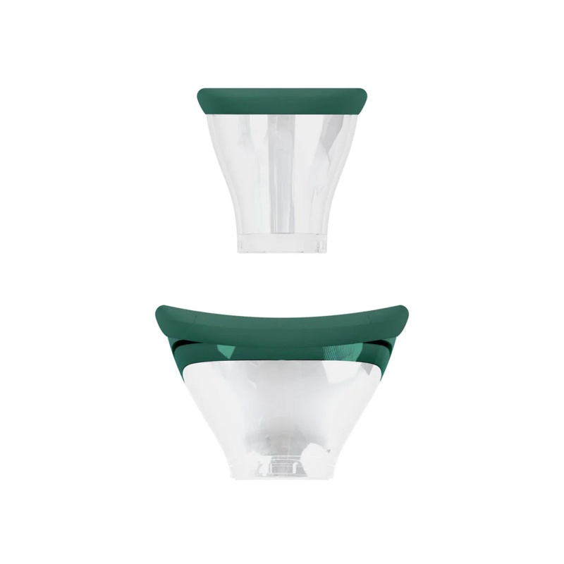 Boost - Rechargeable Vulva and Breast Pump - Forest Green - 4