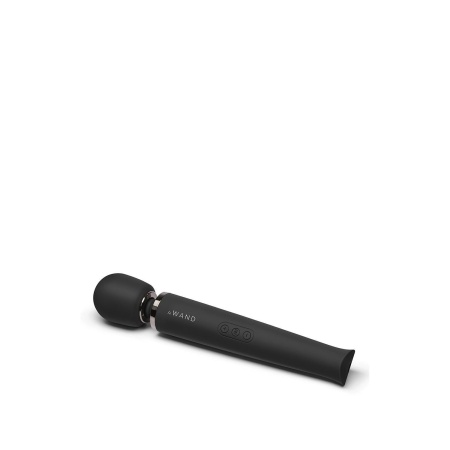 Masażer Le Wand Matte Black Rechargeable - silikonowa głowica 6,21 cm, elastyczna szyjka 5,0 cm, długość korpusu 34 cm - 2