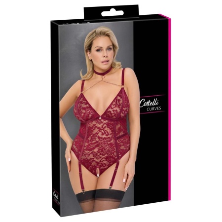 Crotchless Body red 3XL - 1