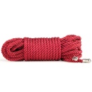 Sznur do bondage Crimson Silky 10 m, 6 mm, czerwony - 3