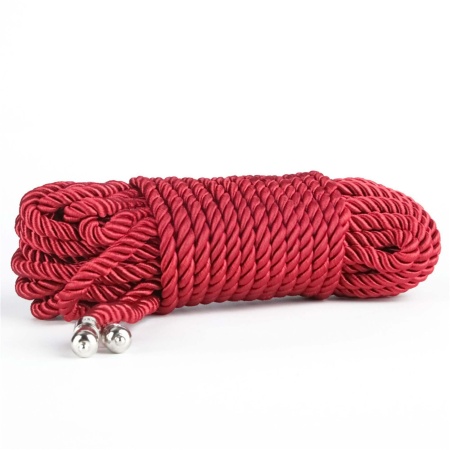 Sznur do bondage Crimson Silky 10 m, 6 mm, czerwony - 4