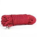 Sznur do bondage Crimson Silky 10 m, 6 mm, czerwony - 4