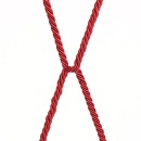 Sznur do bondage Crimson Silky 10 m, 6 mm, czerwony - 8