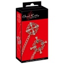 Klipsy na sutki Nipple Jewellery z łańcuchem 30,5 cm i 4 śrubami regulacyjnymi, Ø zewnętrzna 3,6 cm - 1