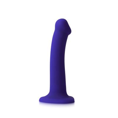 GLOW-LED DILDO PURPLE - M - 1
