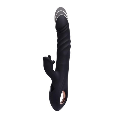 Wibrator z funkcją ruchów posuwistych Pluto - spiralna tekstura, do 400 ruchów posuwistych na minutę, 23 cm - 1