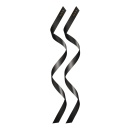 BLACK WRIST ANKLE HEADBAND (Size: TU) - 1