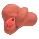Masturbator Pimp Your Pleasure St 2w1 – podwójny tunel pochwy i odbytu z efektem ssania, 16,5 cm - 2