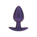 Smooth Silicone Anal Plug - Medium - 3.1 / 7,9 cm - Metallic Purple - 1
