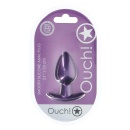 Smooth Silicone Anal Plug - Medium - 3.1 / 7,9 cm - Metallic Purple - 2
