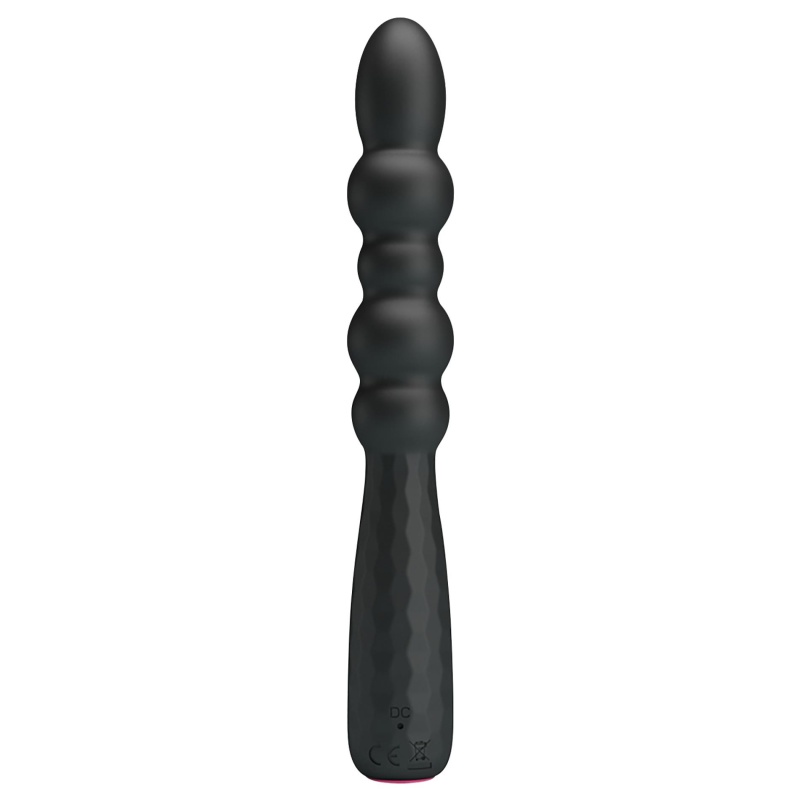 Wibrujący korek analny MR PLAY Bendable z elastycznym trzonem i 12 funkcjami, 18,5 cm - 2