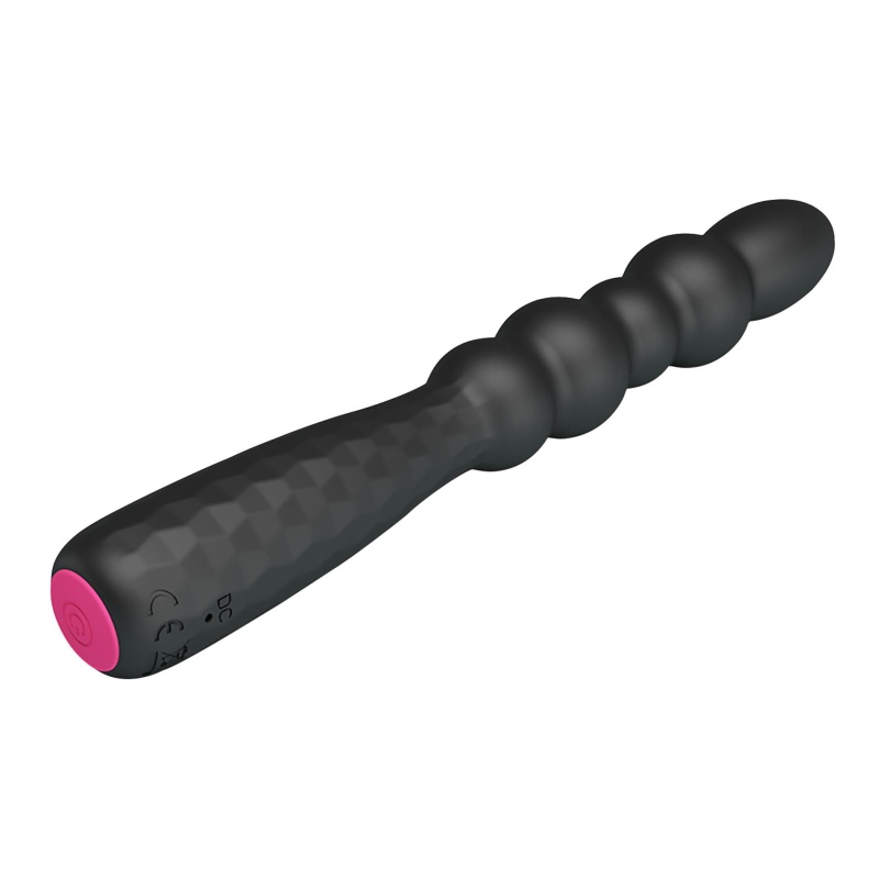 Wibrujący korek analny MR PLAY Bendable z elastycznym trzonem i 12 funkcjami, 18,5 cm - 3