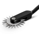 Koło Wartenberg Pinwheel 1-Wheel Black - jednokółkowy stalowy wiatraczek sensoryczny z ostrymi końcówkami, dł. 17,5 cm - 2