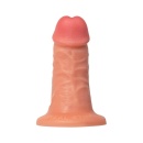 Dildo RealStick Caliber 14/5 z przyssawką, PVC, długość 14 cm, średnica 5 cm - 2