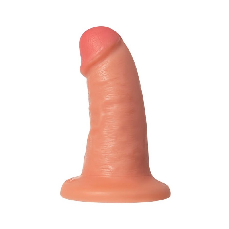 Dildo RealStick Caliber 14/5 z przyssawką, PVC, długość 14 cm, średnica 5 cm - 4