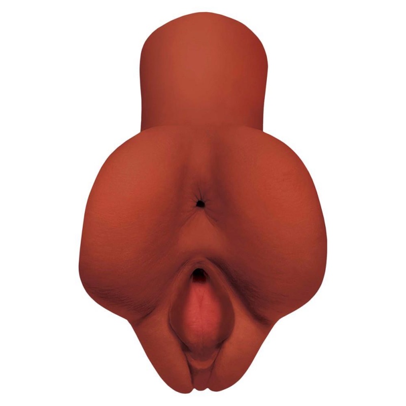 Masturbator dwukanałowy Pimp Your Pleasure St – kanał waginalny i analny, materiał Fanta Flesh (TPR), długość całkowita 16,5 cm - 3
