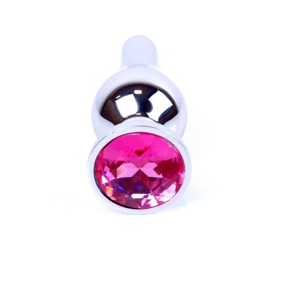 MyLove Toys - Jewellery Silver BUTT PLUG- Pink - 1