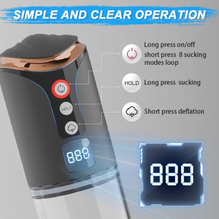 Automatic Pump - 8 sucking modes,counting mode - 7