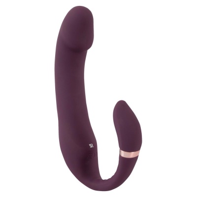 Wibrator Bendable Nodding Tip z ruchomą główką i stymulatorem łechtaczki 18,7 cm - 1 2
