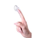 Nakładka na palec erotyczna Dale z elastycznego, przezroczystego materiału TRE, 8,5 cm - 7