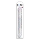 Podwójne dildo King Cock Clear 18" – dwustronna konstrukcja z TPE, 46 cm, Ø 4,3 cm - 1