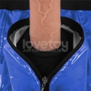 Spodenki Strap-On z O-ringiem 81-89 cm Niebieskie - 9