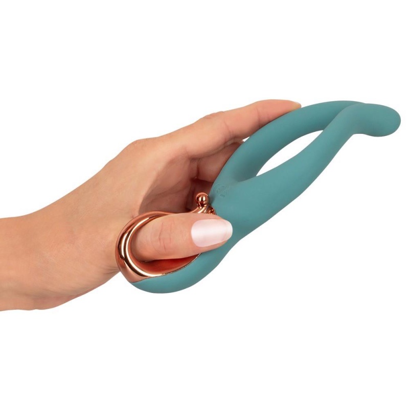 The Magician Multi Vibrator - podwójne silikonowe ramiona wibracyjne, 2 silniki, 16 trybów, 16 cm - 8