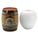 Masturbator Bourbon Charming Barrel - kompaktowy, z żebrowanym kanałem wewnętrznym - 3