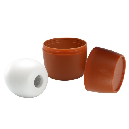 Masturbator Bourbon Charming Barrel - kompaktowy, z żebrowanym kanałem wewnętrznym - 7