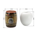 Masturbator Bourbon Charming Barrel - kompaktowy, z żebrowanym kanałem wewnętrznym - 8