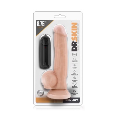 DR. SKIN DR. JAY 8.75 VIBRATING COCK - 1