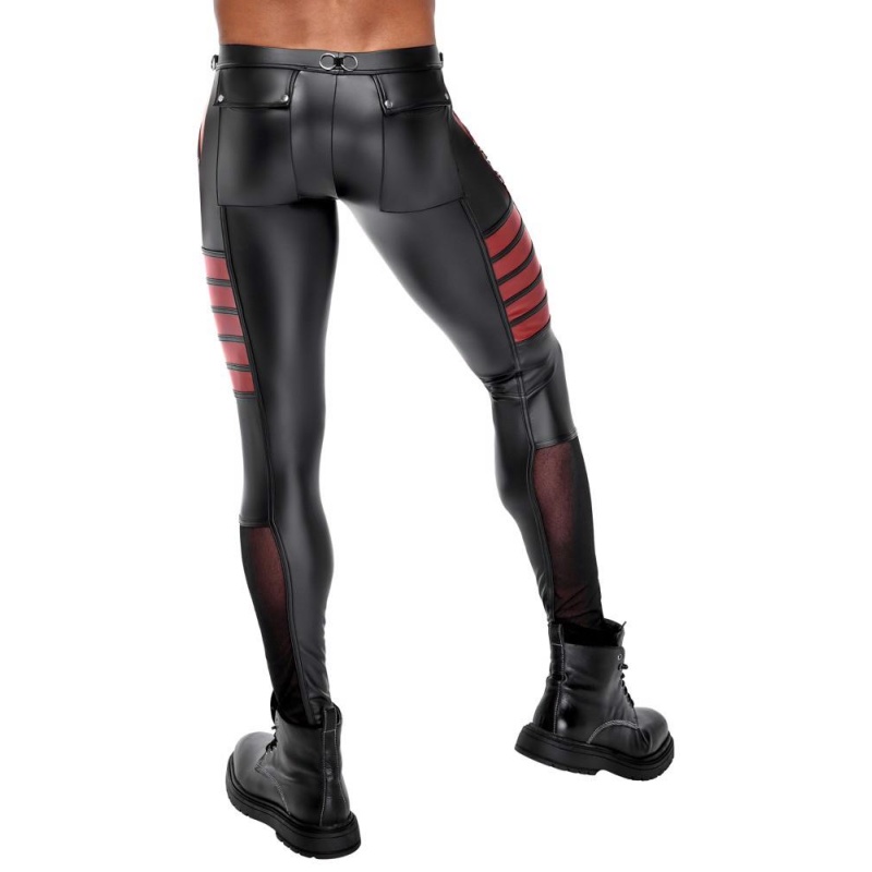 Men's Pants Black/Red LP-695 - 5