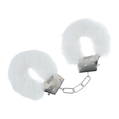 Classic Fluffy Handcuffs - White - 1
