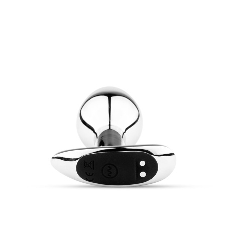 Metal Butt Plug M Vibrator USB - Remote Control - 5